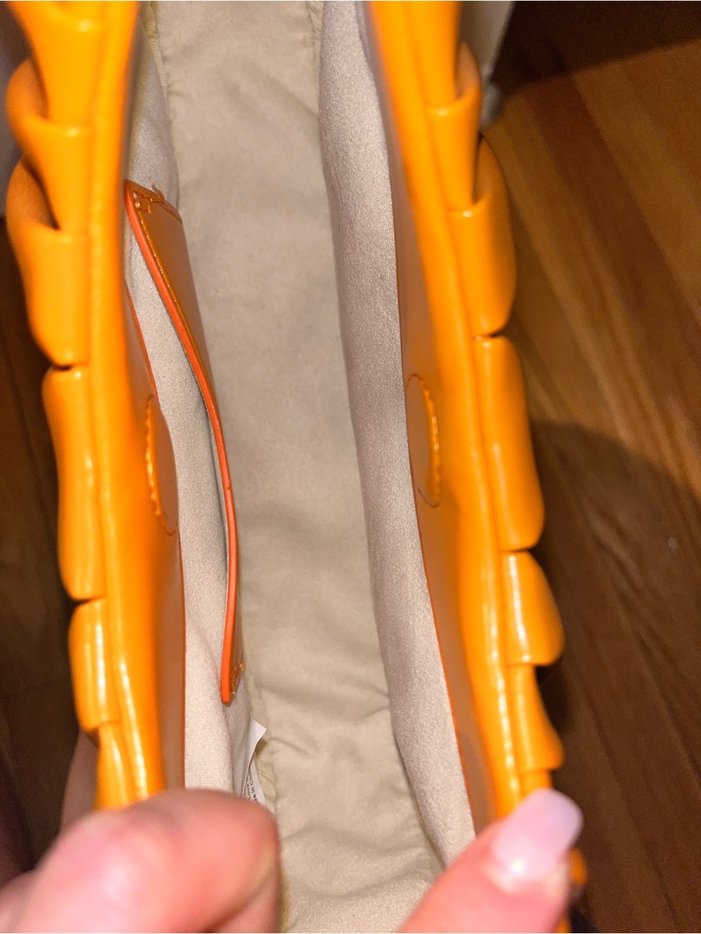 JW Pei Gabbi Rouched Bag in Orange - Picture 5 of 6